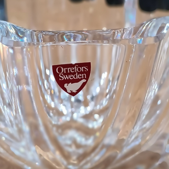 Orrefors Sweden Crystal Bowl - Picture 4 of 7